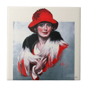 Azulejo Mujer en Red Hat