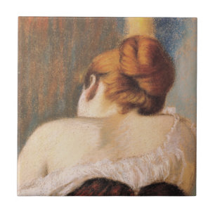 Azulejo Mujer en un corsé (por Federico Zandomeneghi)