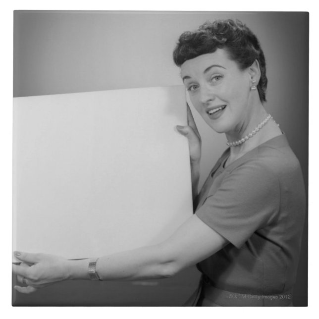 Azulejo Mujer madura (Frente)