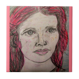 Azulejo Mujer nórdica