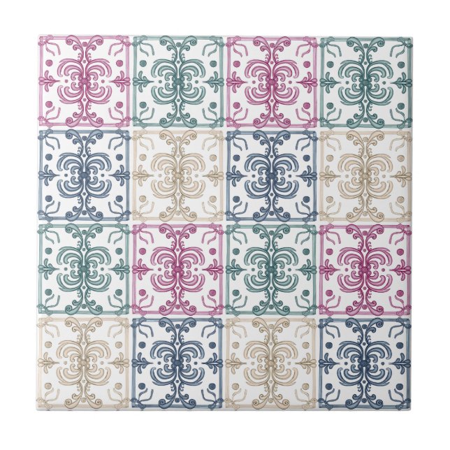 Azulejo Multicolor Tiles (Frente)