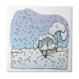 Azulejo Mundo del invierno