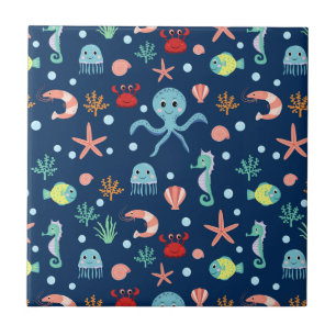 Azulejo Mundo del Mar