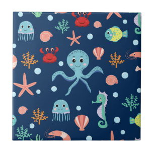 Azulejo Mundo del Mar