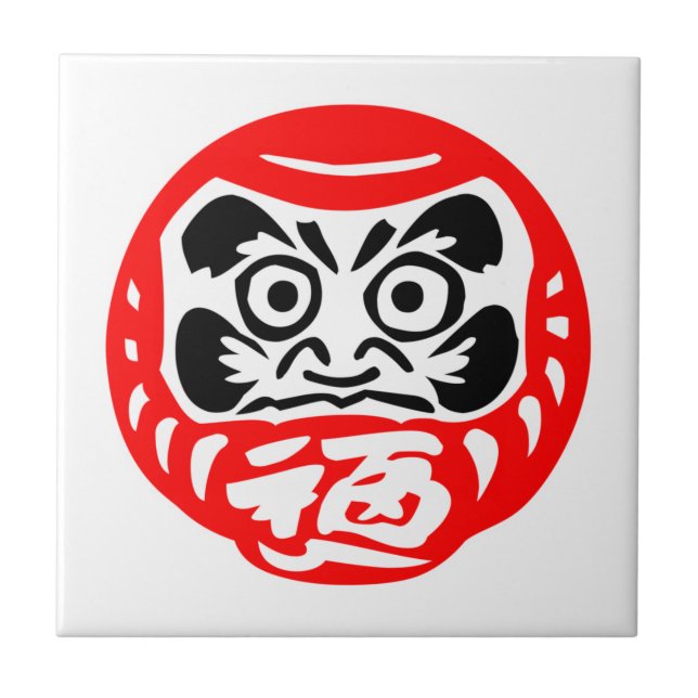 Azulejo Muñeco Daruma (Frente)