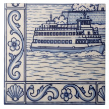 Azulejo Mural de Nueva York Baldosa 5 de 6 Abajo I