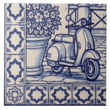 Azulejo Mural de Roma Baldosa 5 de 6 Abajo Izquier