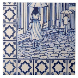 Azulejo Mural de Salvador Baldosa 5 de 6 Abajo Izq