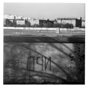 Azulejo Muro de Berlín de la Alemania de Vintage