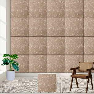 Azulejo Muro de parqué blanco beige brillante en el suelo