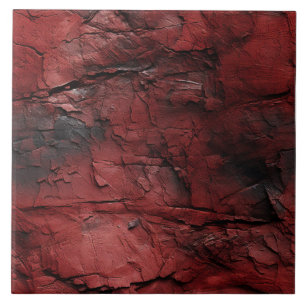 Azulejo Muro rojo y negro
