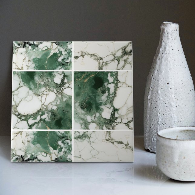 Azulejo Muro verde esmeralda decoro mosaico de Moda modern (Subido por el creador)