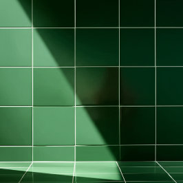 Azulejo Muro verde oscuro y ruso | Cuadrado mínimo