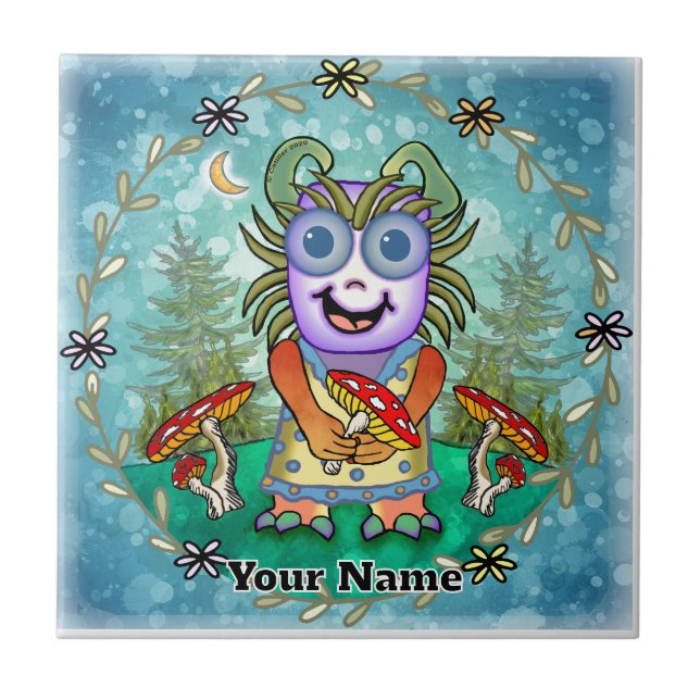 Azulejo Mushroom Monster (Frente)