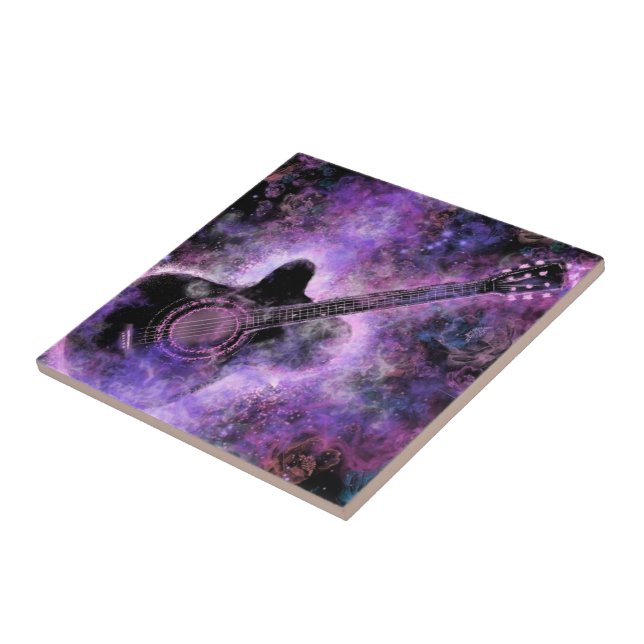 Azulejo Música de guitarra romántica - Melodía mágica - (Lado)