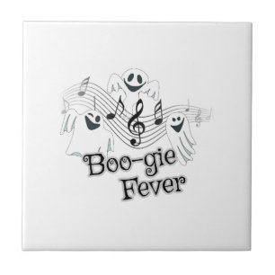 Azulejo Música de Halloween de Fantasmas Lindos