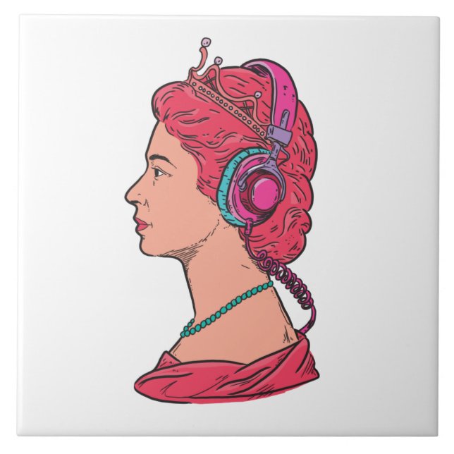 Azulejo Música de la Reina (Frente)