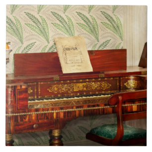 Azulejo Música - Piano - Piano de cola pequeño cuadrado