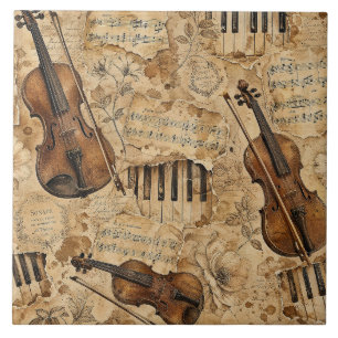 Azulejo Música Vintage