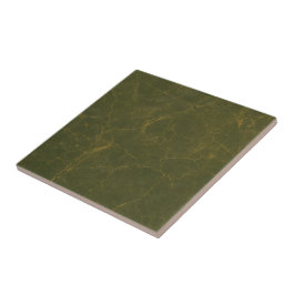 Azulejo Mustard Green Marble Tile
