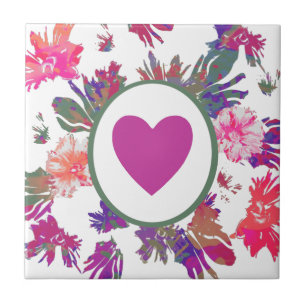 Azulejo MVB Array of Love Bouquet Design