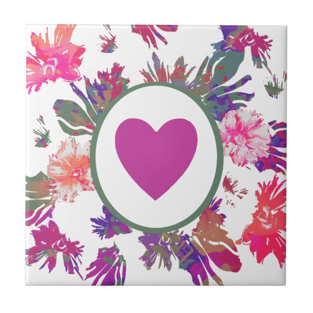 Azulejo MVB Array of Love Bouquet Design (Frente)