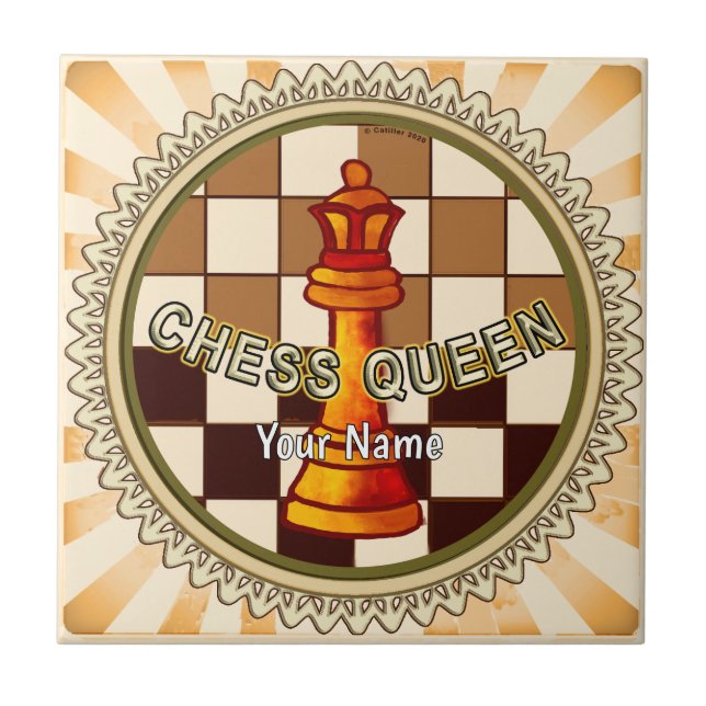 Azulejo My Chess Queen  (Frente)