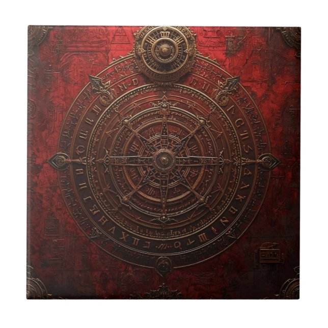 Azulejo Mystic Compass Rose (Frente)