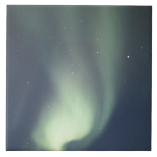 Azulejo NA, Canadá, Manitoba, luces boreales de Churchill,