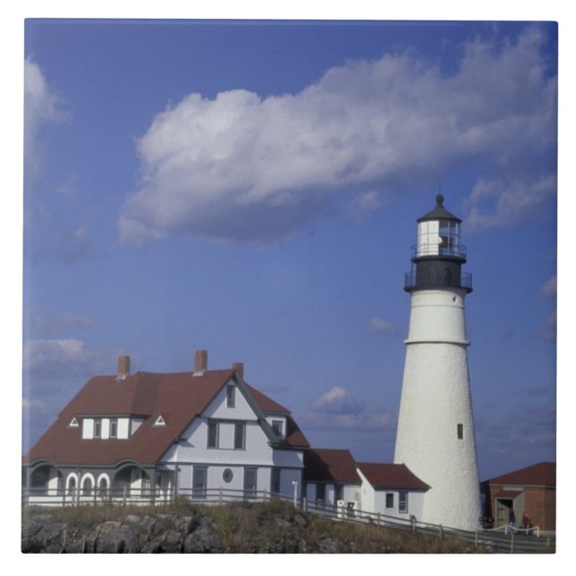 Azulejo NA, EE.UU., Maine, cerca de Portland Head (Frente)