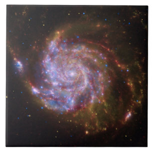 Azulejo Nacimiento estelar en el volante: Galaxia M101