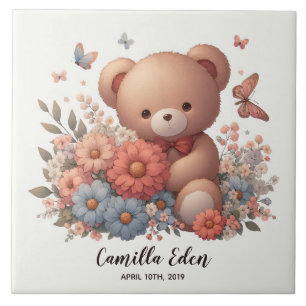 Azulejo Nacimiento Personalizado Nacimiento Cerámico