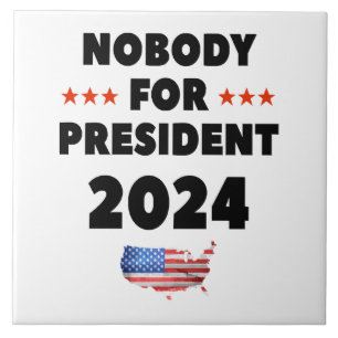 Azulejo Nadie para Presidente 2024