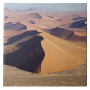 Azulejo Namibia, el parque Namib-Naukluft. Vista aérea de