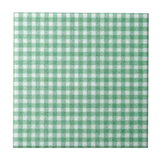 Azulejo Nappy Mint Green Gingham  (Frente)