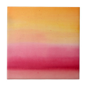 Azulejo Naranja color de agua rosada