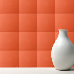 Azulejo Naranja de persimón sólido<br><div class="desc">Diseño naranja de persimón de color sólido.</div>