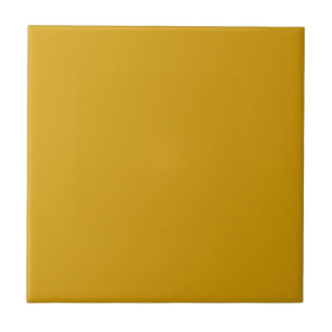 Azulejo Naranja dorado sólido mosaico cerámico