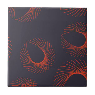 Azulejo Naranja, fresco, moderno, geométrico de abstracció