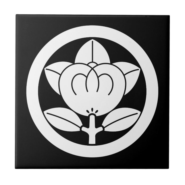 Azulejo Naranja mandarín en mosaico cerámico (Frente)