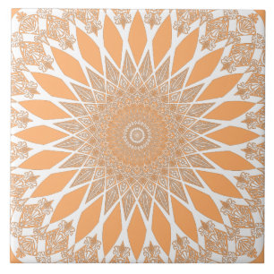 Azulejo Naranja Melon Tristyns Mandala
