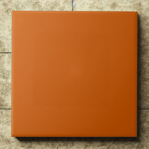 Azulejo Naranja Quemado #cc5500 – Un toque atrevido, cálid