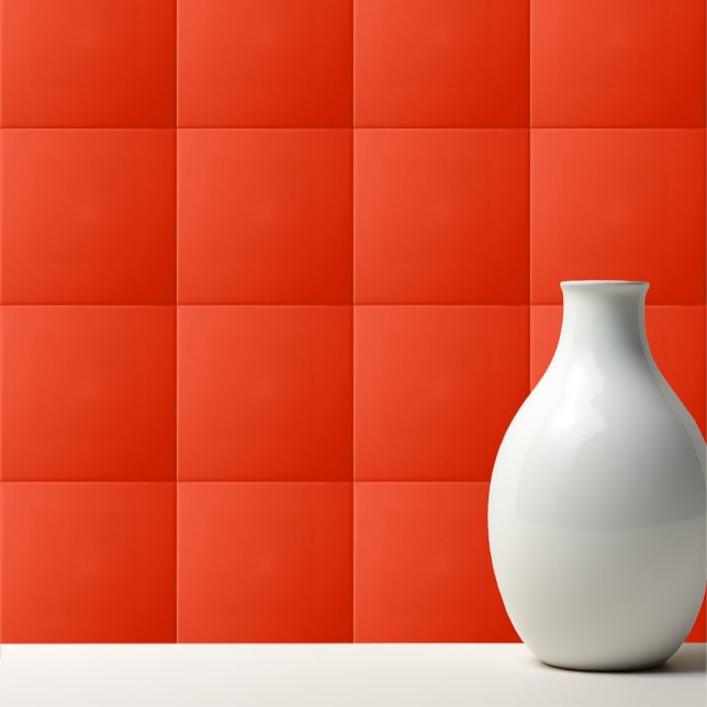 Azulejo Naranja rojo vivo de lava de color sólido (Subido por el creador)