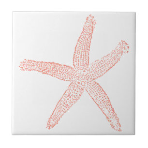 Azulejo Naranja Starfish
