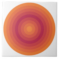 Naranja Sun Viva Magenta Circles