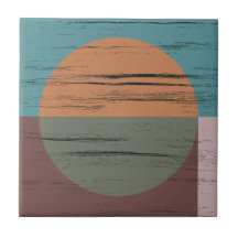 Naranja Y Círculo Verde