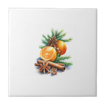 Naranjas con ropa y canela al lado de la salida de