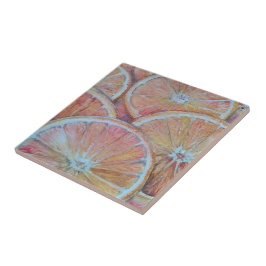 Azulejo Naranjas en rodajas