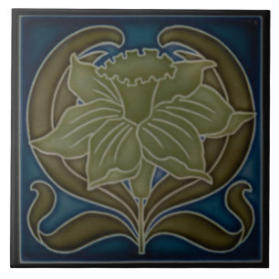 Azulejo - Narciso Sencillo Art Nouveau