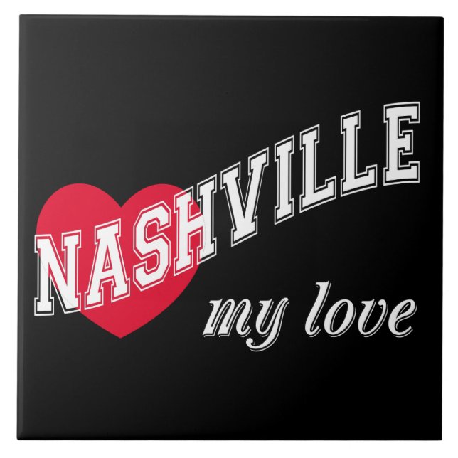 Azulejo Nashville mi amor (Frente)